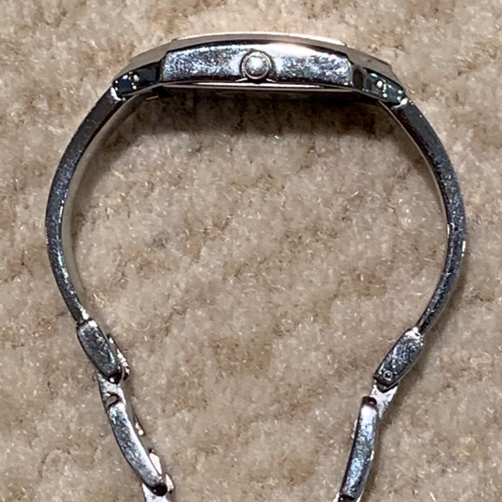 Guess Pink Dial Rectangular Case Bracelet Watch - image 4